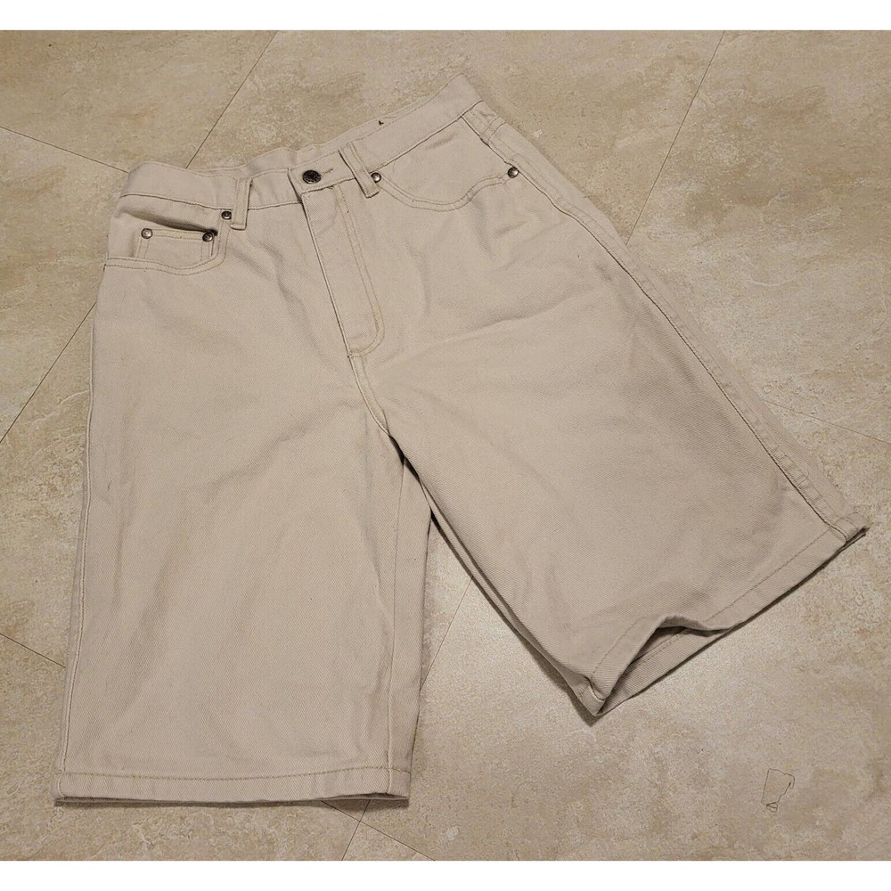 VTG Guess Jeans Exclusive Design‎ Womens 16/28 Cotton Canvas Shorts